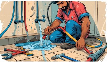 فحص تسريب المياه