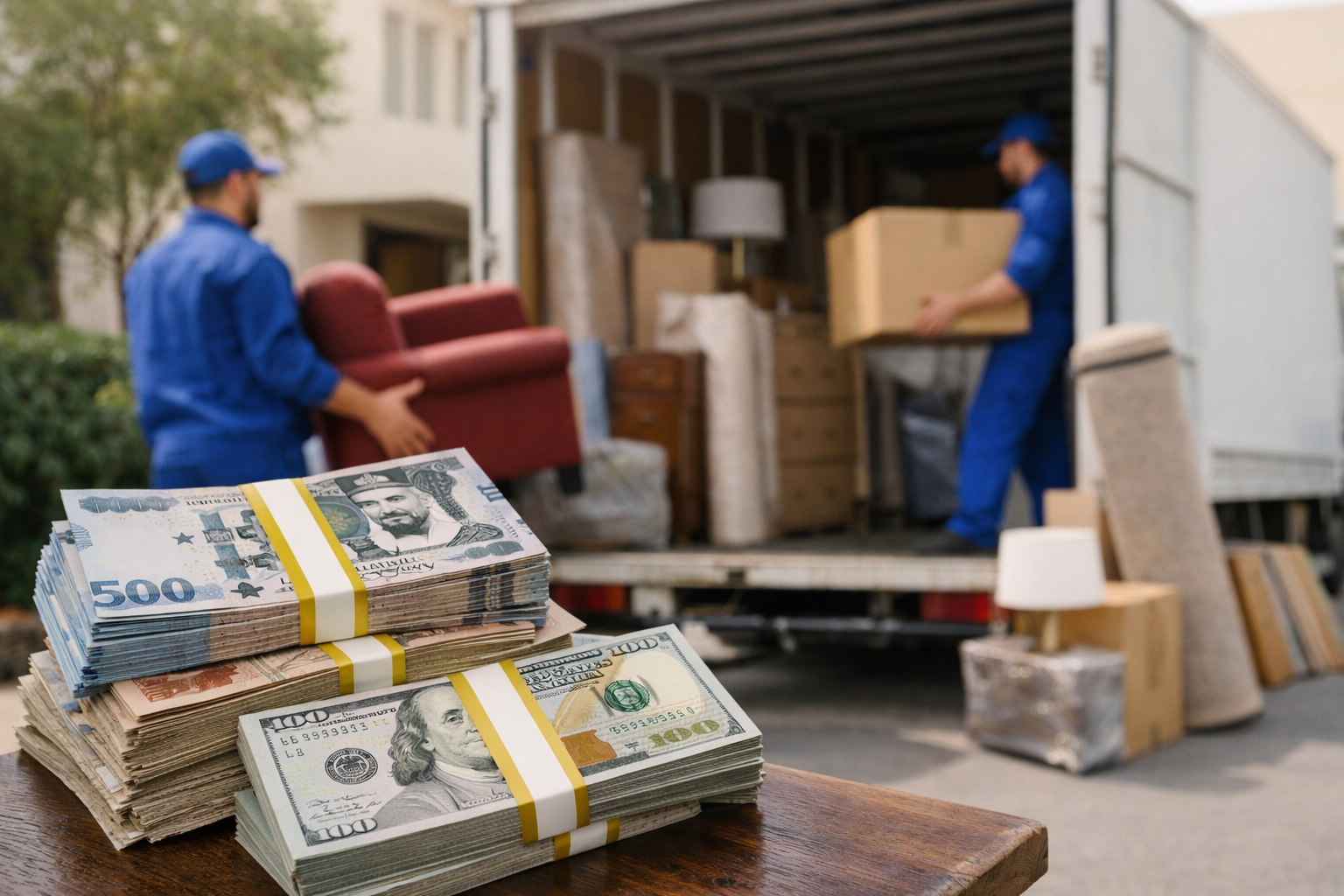 أسعار نقل العفش في حي المروج بالرياض اليوم مع خصم خاص