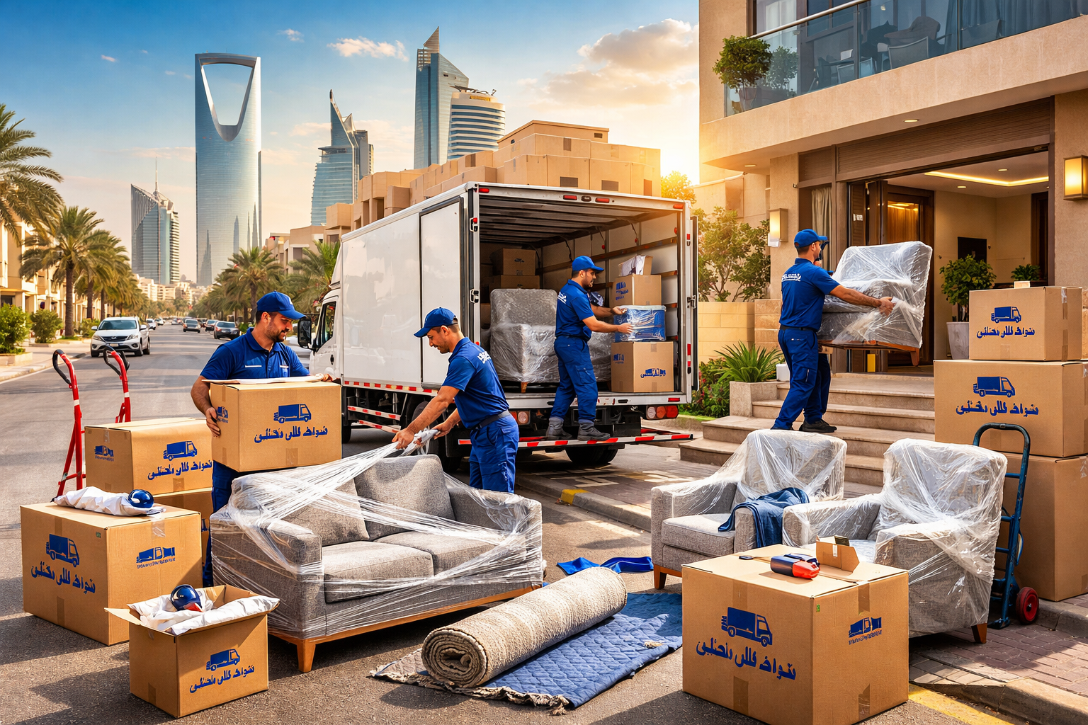أفضل شركات نقل العفش في حي الخليج بالرياض مع أسعار تنافسية